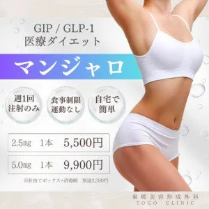 GIP/GLP-1ダイエット「マンジャロ」　2.5mg　１本